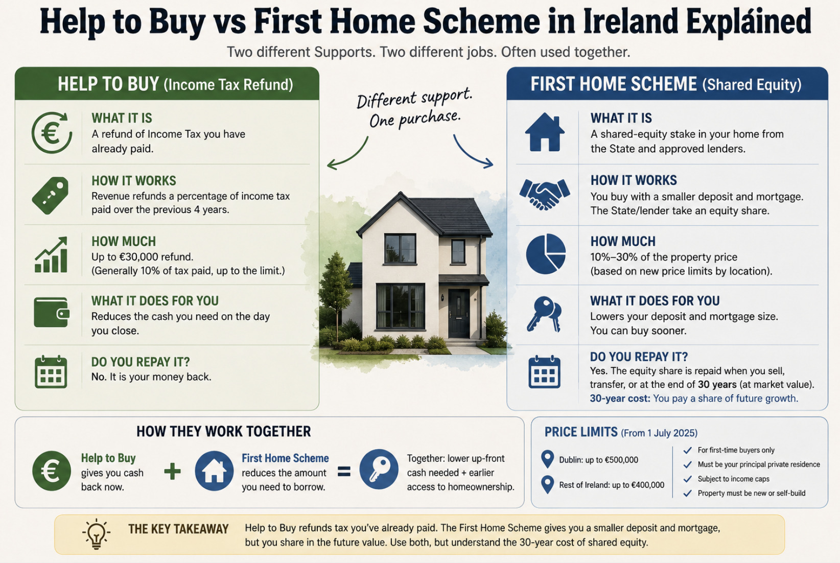 Help to Buy is administered by Revenue and returns income tax and DIRT already paid by the applicant.