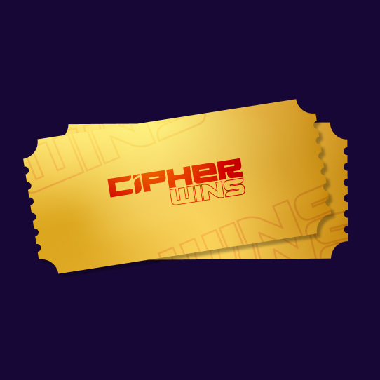 Cipher Wins lucky ticket